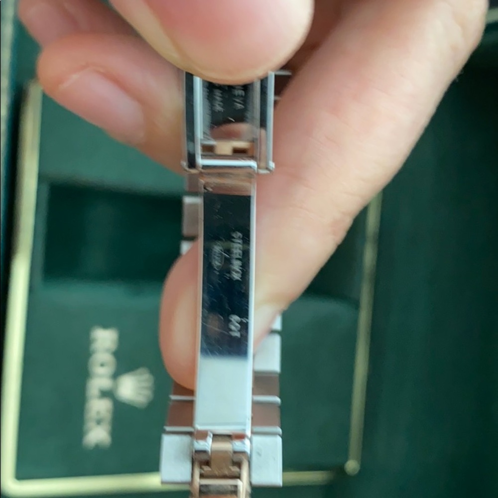Rolex Datejust 31 Diamond Rose Gold Watch Pearl - Picture 9 of 10
